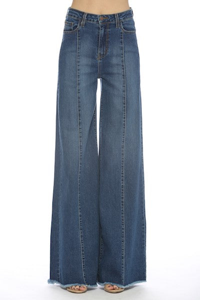 Wide leg, denim pants,  jeans, western See size chart under “more details” The Fashion Celestial