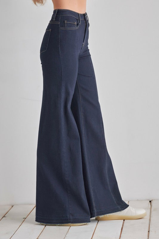 Wide leg, denim pants,  jeans, western See size chart under “more details” The Fashion Celestial