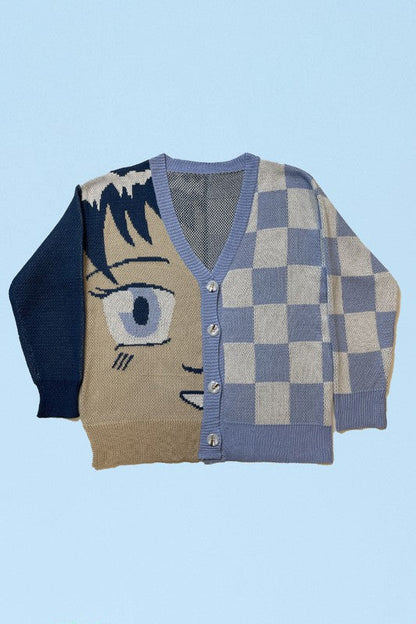 Anime checkered cardigan Shop Style & More | Fresh Looks, Everyday Deals & Free Shipping