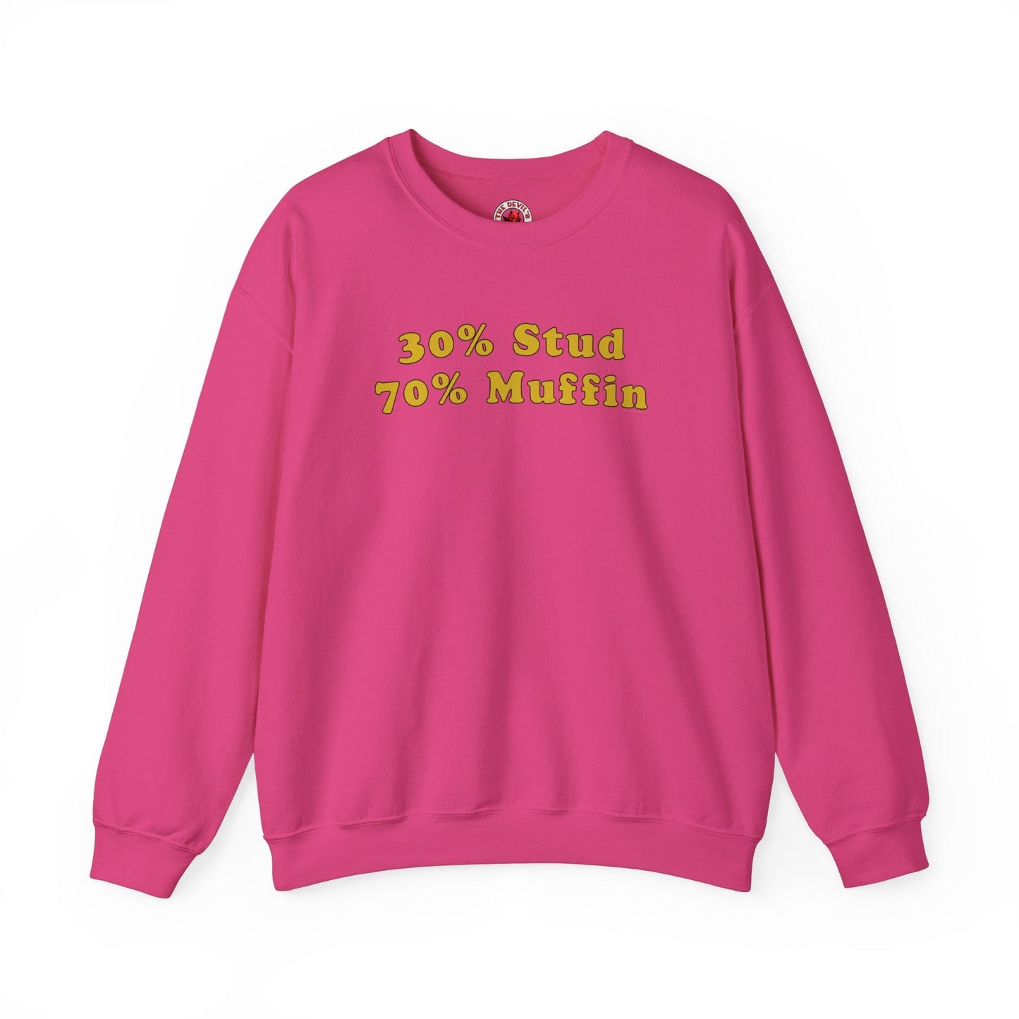 30% Stud 70% Muffin Crewneck Sweatshirt The Devil's Pickle