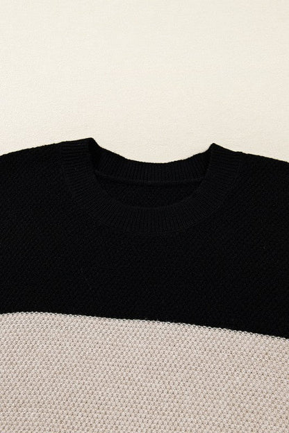 Colorblock Stripe Long Sleeve Sweater Shop Style & More | Fresh Looks, Everyday Deals & Free Shipping
