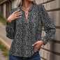 Wild West Leopard Print Top – Trendy Long Sleeved Cowgirl Top for Stylish Women Country in My Heart