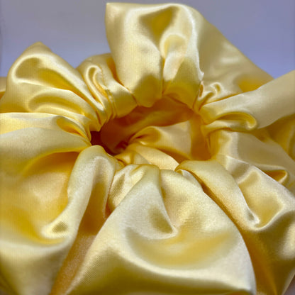 Pastel Yellow Silk Scrunchie Enchanted Scrunch
