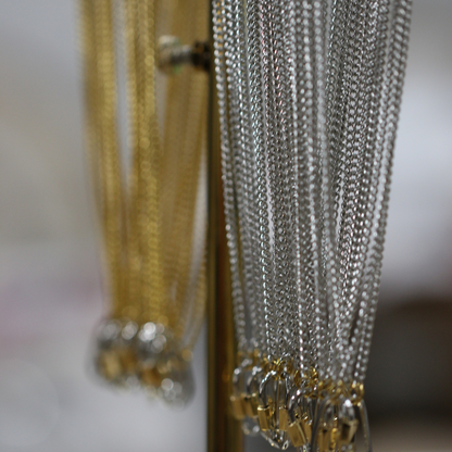 Two Tone Lock Necklace ~ Deep South Originals Deep South Originals