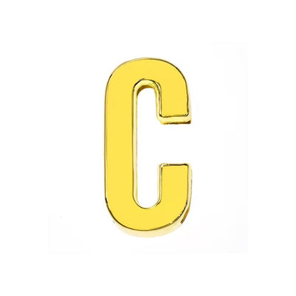 Scarf Slide Letters – 30mm – 14K Gold Non Tarnish Deep South Originals