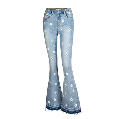 Daisy Bloom Wide Leg Jeans Country in My Heart