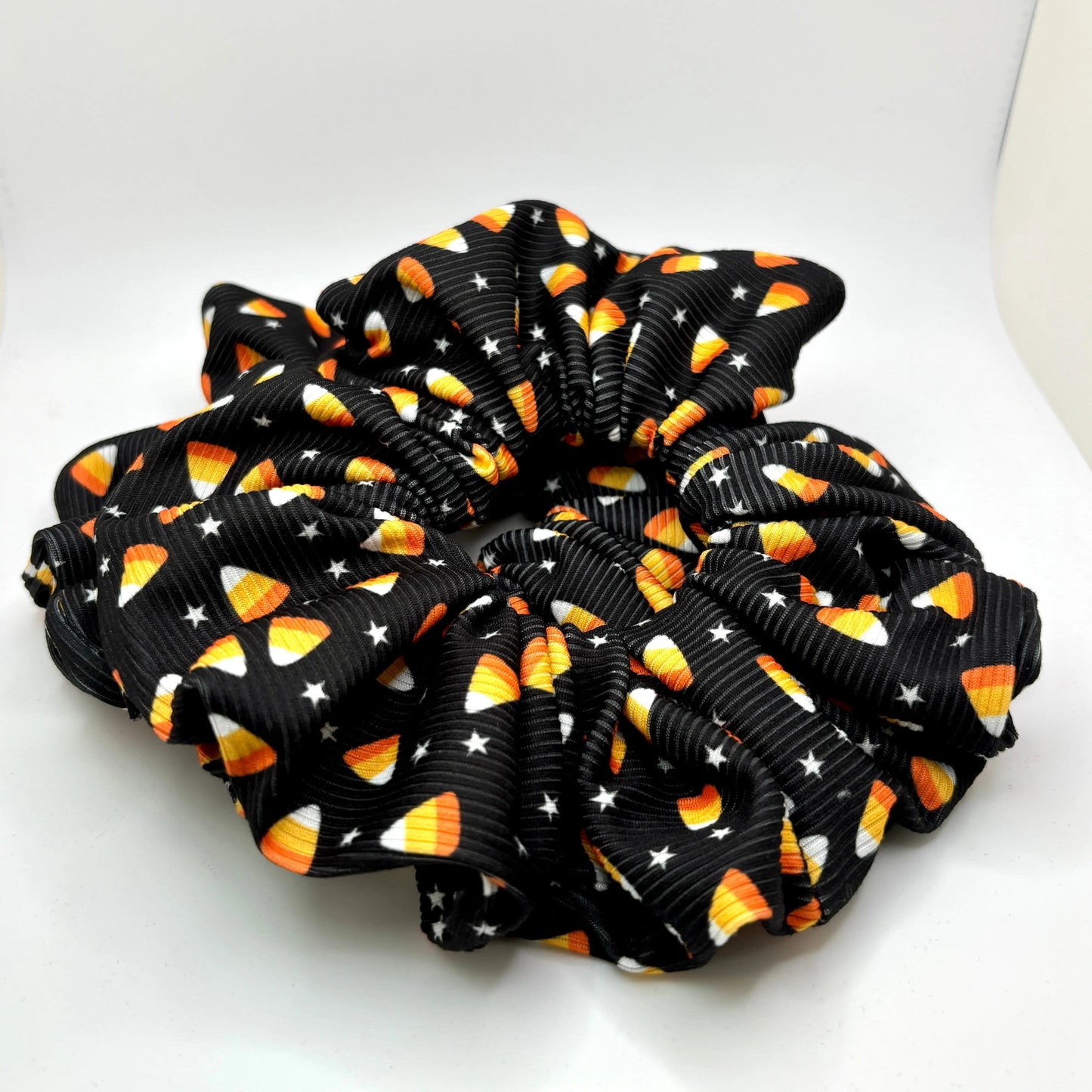 Candy Corn Ribbed Scrunchie Enchanted Scrunch