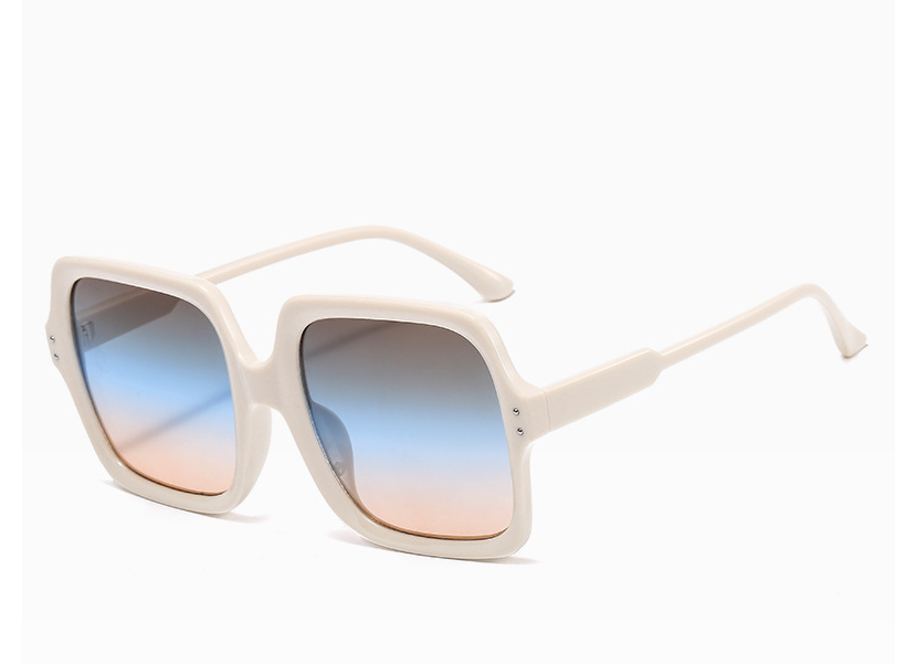 Affordable Retro Gradient Oversized Men Sun Glasses FitiqueFit