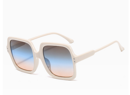 Affordable Retro Gradient Oversized Men Sun Glasses FitiqueFit