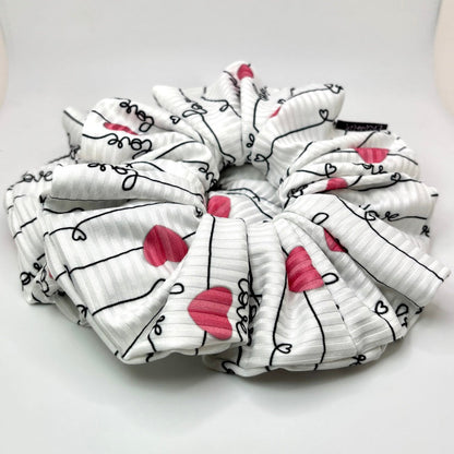 Love Script Valentine's Day Scrunchie Enchanted Scrunch