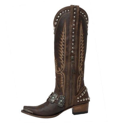 Women’s Custom Embellished Cowgirl Boots Country in My Heart