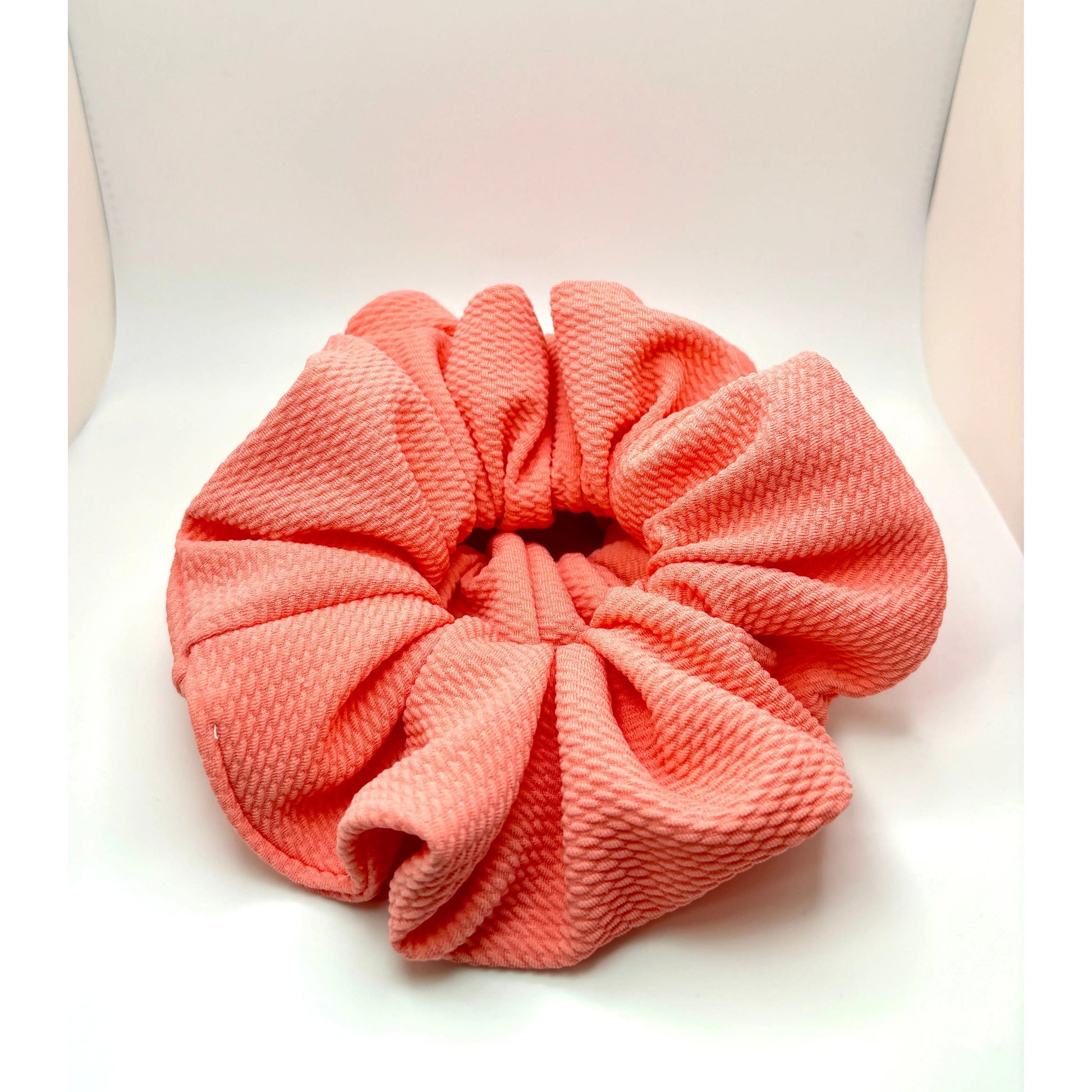 Coral Summer Bullet Scrunchie Enchanted Scrunch