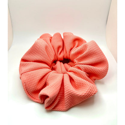 Coral Summer Bullet Scrunchie Enchanted Scrunch
