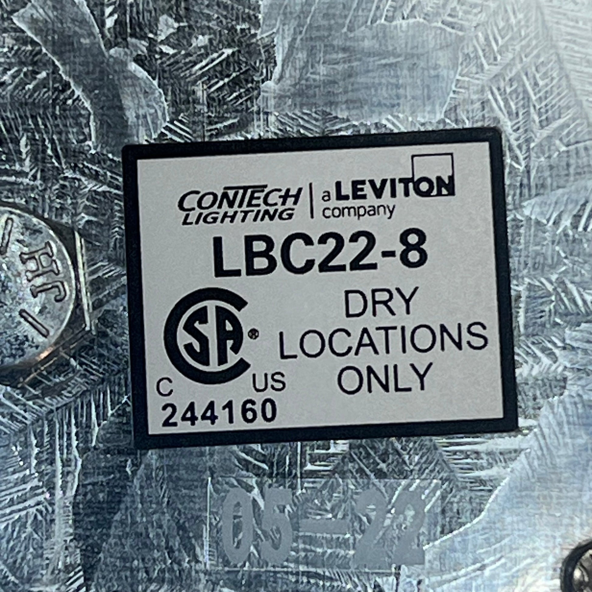 CONTECH (2 PACK) Straight Connector Track Lighting 2"x2" Black Finish LBC22-8-B PayWut