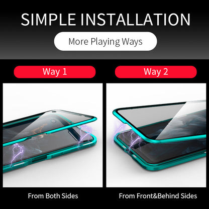 For Xiaomi  360 Full Cover Double Sided Tempered For K50 k50pro  Front And Back Glass Phone Case