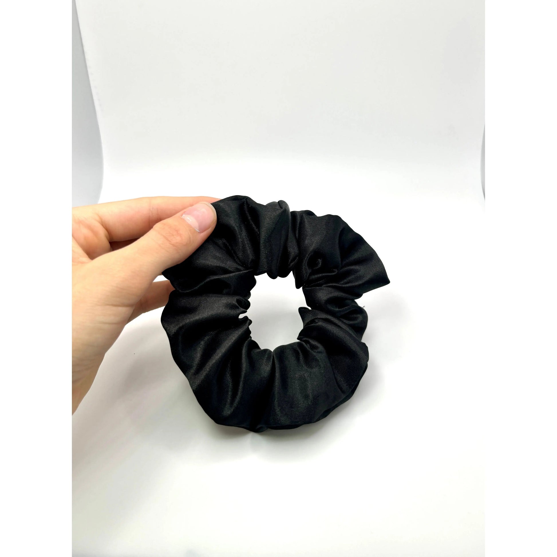 Mini Black Silk Scrunchie Enchanted Scrunch