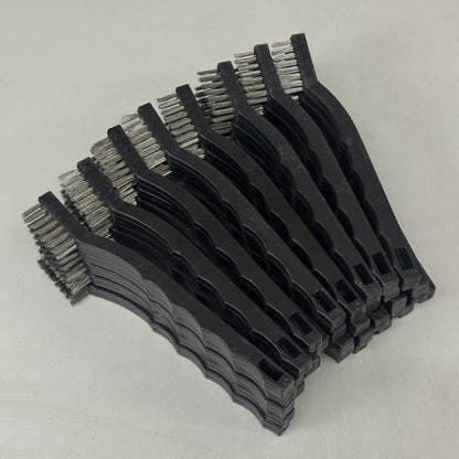 (40 Brushes, 1 Box) Anti-Static Hand Tool Brushes For Removing Dirt 7" Overall Length Black (New Other- Slightly Damaged Packaging) PayWut