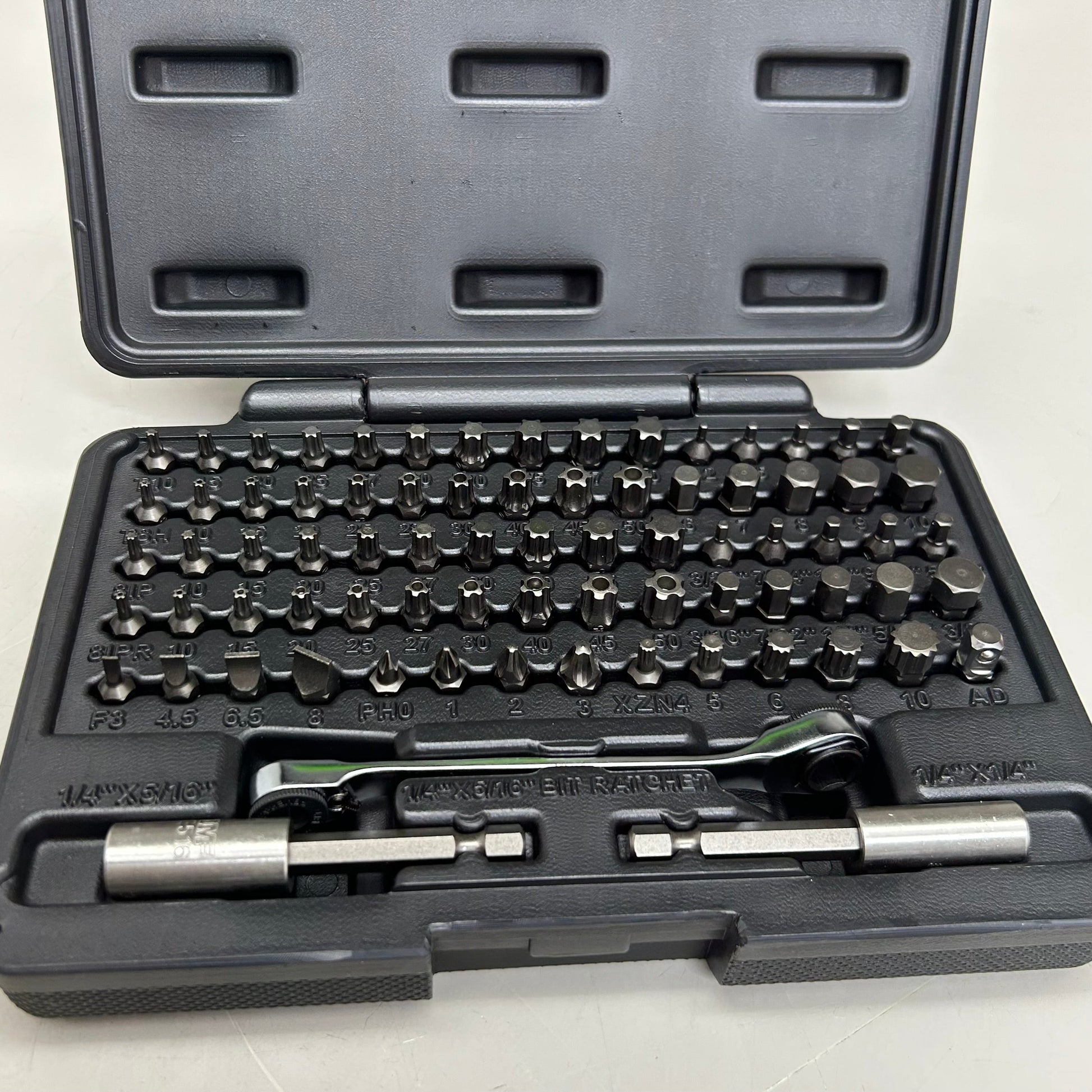 VIM TOOLS (77 PCS) Low Profile Master Bit Set 5/8" Long Bits Black VHC77 PayWut