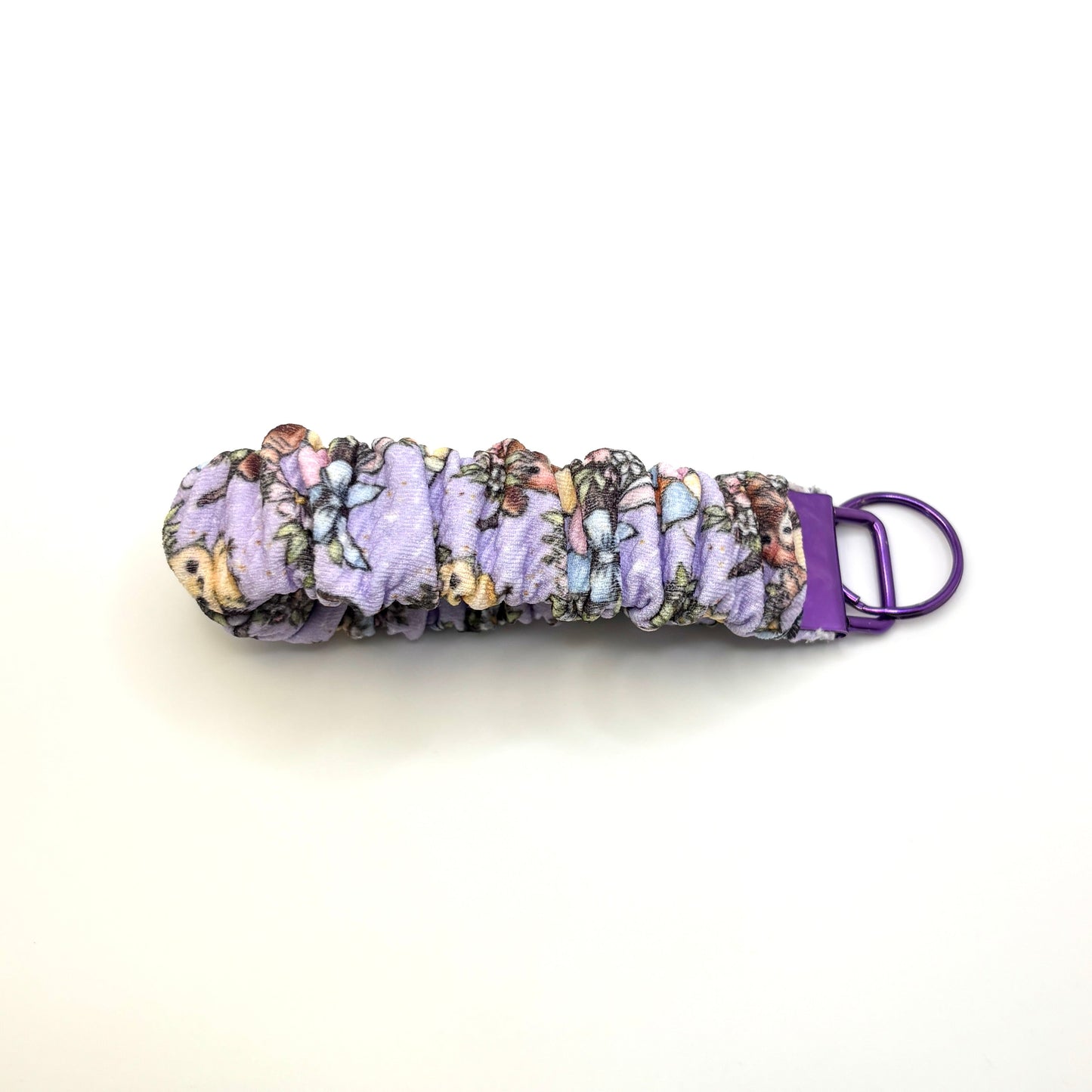 Easter Highland Cow Scrunchie Wristlet Enchanted Scrunch