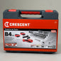CRESCENT 1/4-Inch & 3/8-Inch Drive 6 & 12 Point SAE/Metric Mechanics Tool Set PayWut