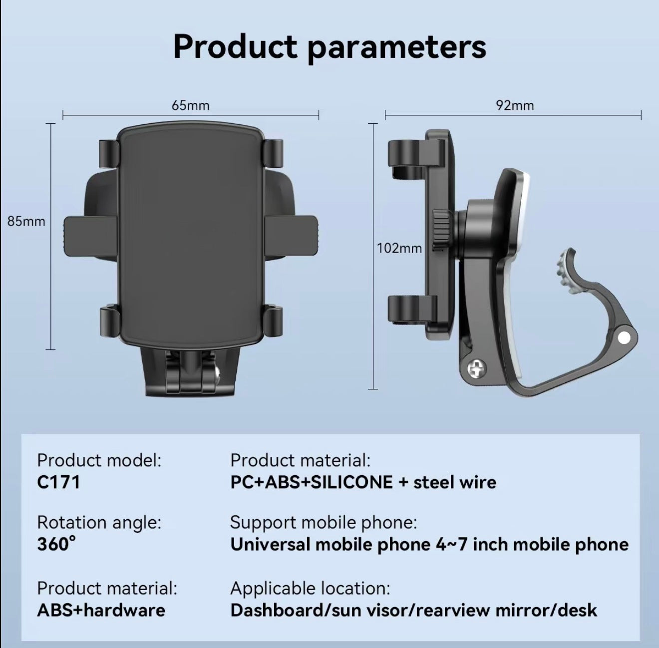 Grip360 Car Phone Mount
