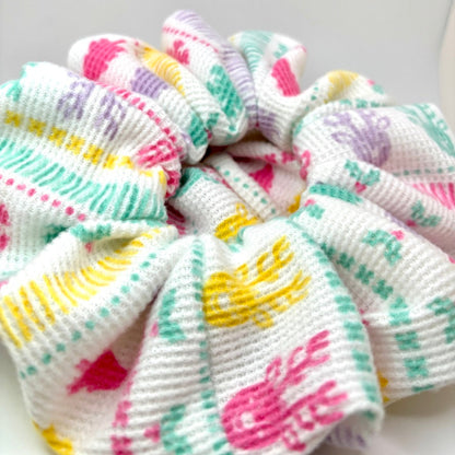 Colorful Ugly Sweater Scrunchie Enchanted Scrunch