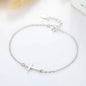 Whispered Grace Cross Bracelet Ivory Embers