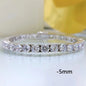 High Carbon Diamond Bracelet in 925 Silver
