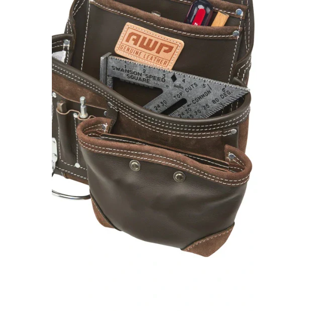 AWP 1L-995-2 TrapJaw Oil Tanned Leather Tool Pouch VM Hardware