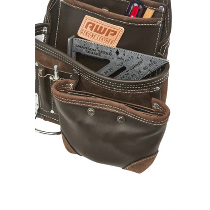 AWP 1L-995-2 TrapJaw Oil Tanned Leather Tool Pouch VM Hardware
