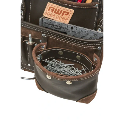 AWP 1L-995-2 TrapJaw Oil Tanned Leather Tool Pouch VM Hardware