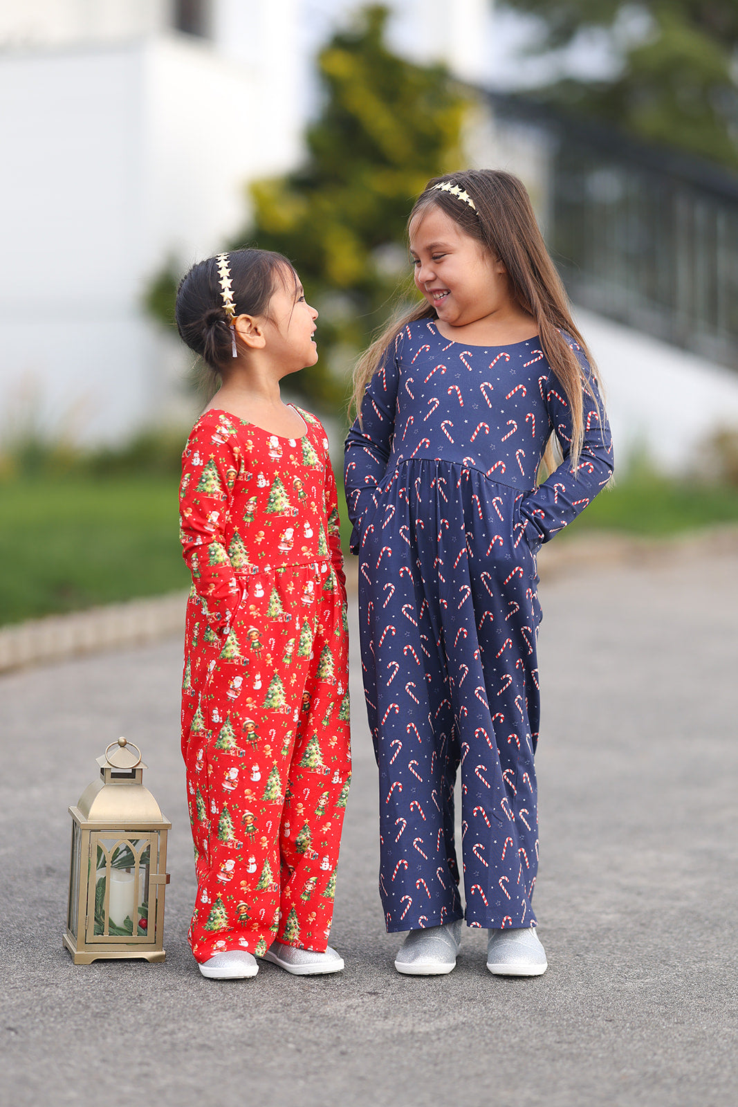 Caroline Leggy Romper - Santas Workshop Always In Bloom Clothing Co