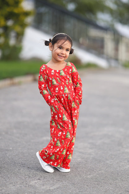 Caroline Leggy Romper - Santas Workshop Always In Bloom Clothing Co