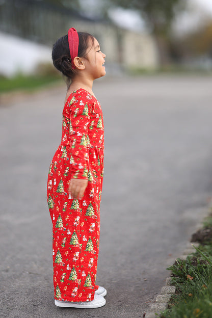 Caroline Leggy Romper - Santas Workshop Always In Bloom Clothing Co