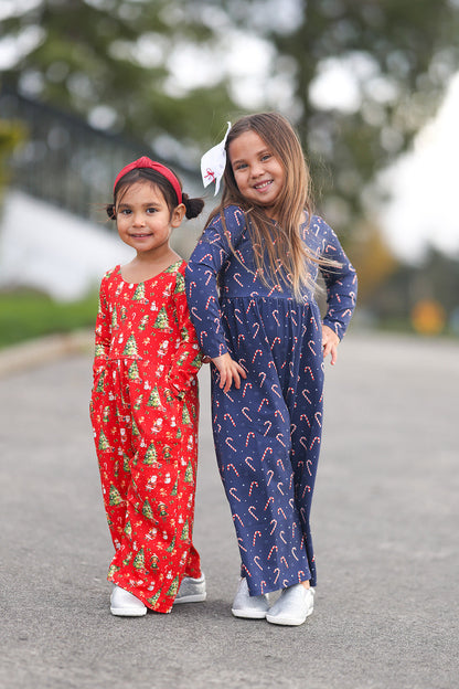 Caroline Leggy Romper - Santas Workshop Always In Bloom Clothing Co