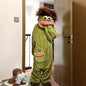 Long-Haired Green Monster Pajamas ViralGalleria.com