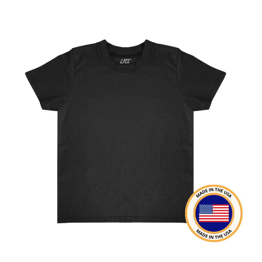 RAD ORGANICS COTTON TEE - BLACK LITTLE RAD THINGS