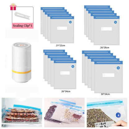 Vacuum Sealed Food Bags Food Storage ViralGalleria.com
