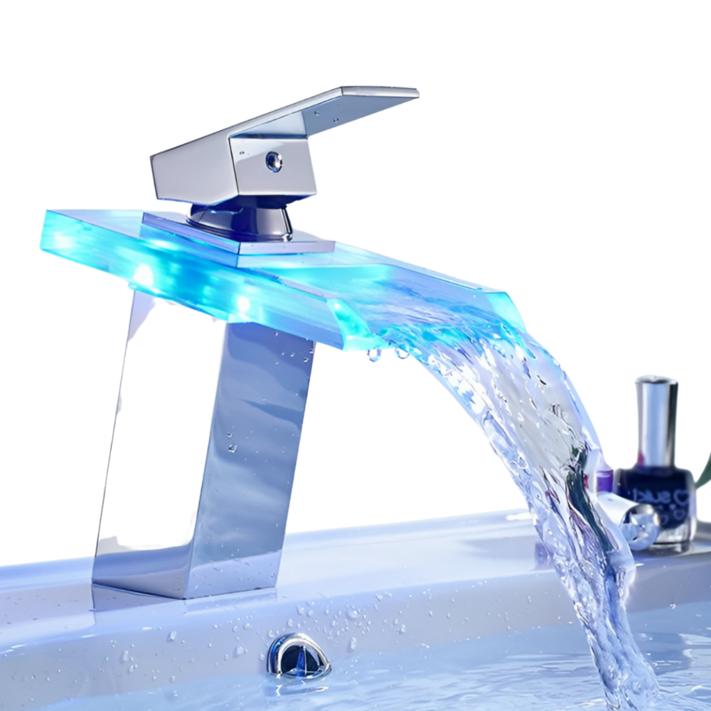 LED Waterfall Faucet ViralGalleria.com
