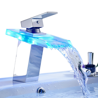 LED Waterfall Faucet ViralGalleria.com