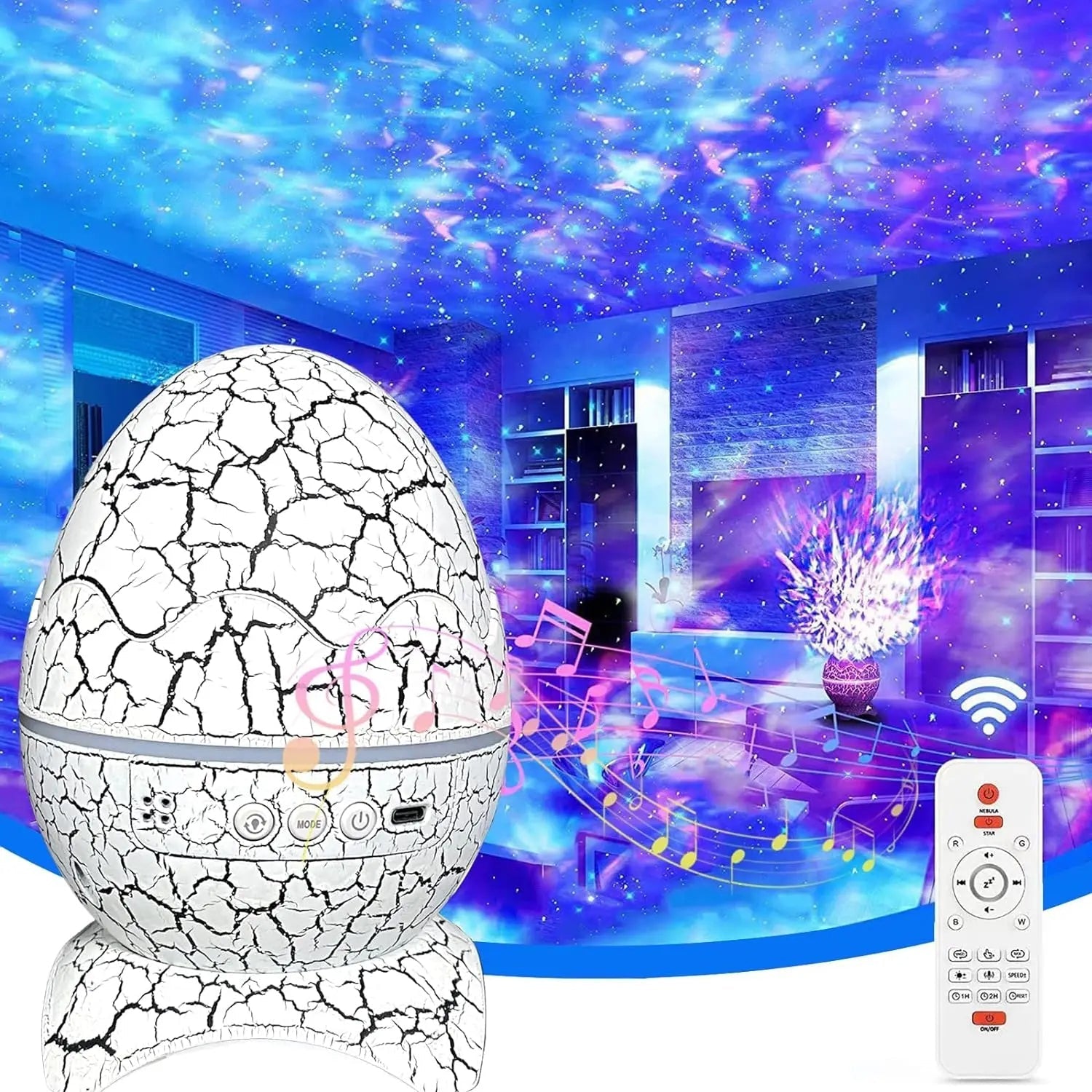 Dinosaur Egg Galaxy Projector ViralGalleria.com