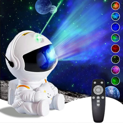Star Projector Sitting Astronaut Galaxy Night Light ViralGalleria.com