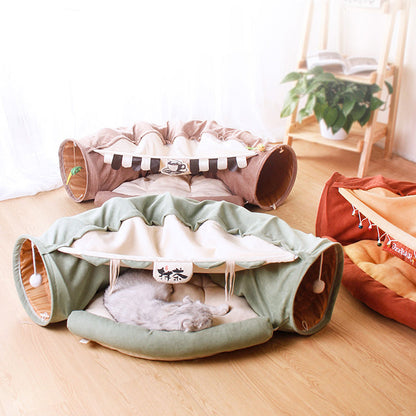Pet Cats Tunnel Toy Interactive Play Toy ViralGalleria.com
