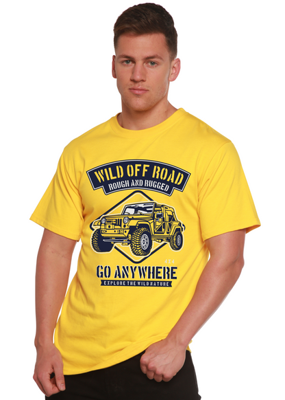 Wild Off Road Spun Bamboo® Men's Bamboo Viscose/Organic Cotton Short Sleeve Graphic T-Shirt Spun Bamboo