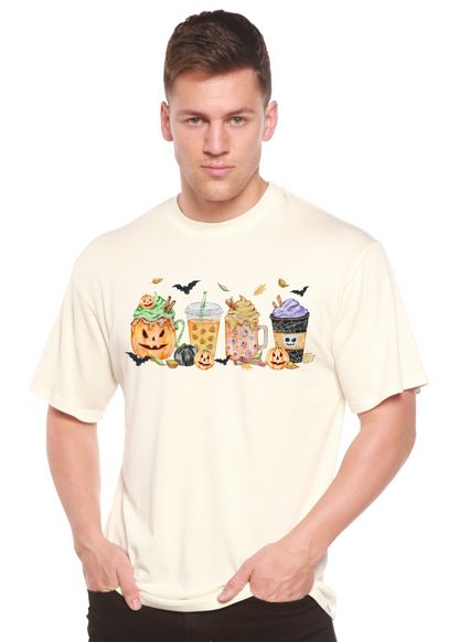 Happy Halloween Men's Bamboo Viscose/Organic Cotton Short Sleeve Graphic T-Shirt Spun Bamboo
