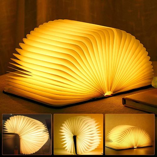 Wooden Book Light ViralGalleria.com
