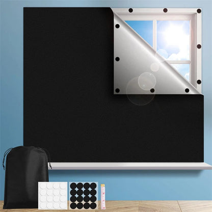 Self-Adhesive Pleated Blackout Blinds ViralGalleria.com