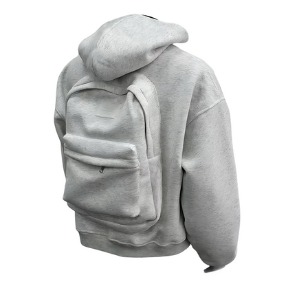 Hoodie with Integrated Backpack ViralGalleria.com