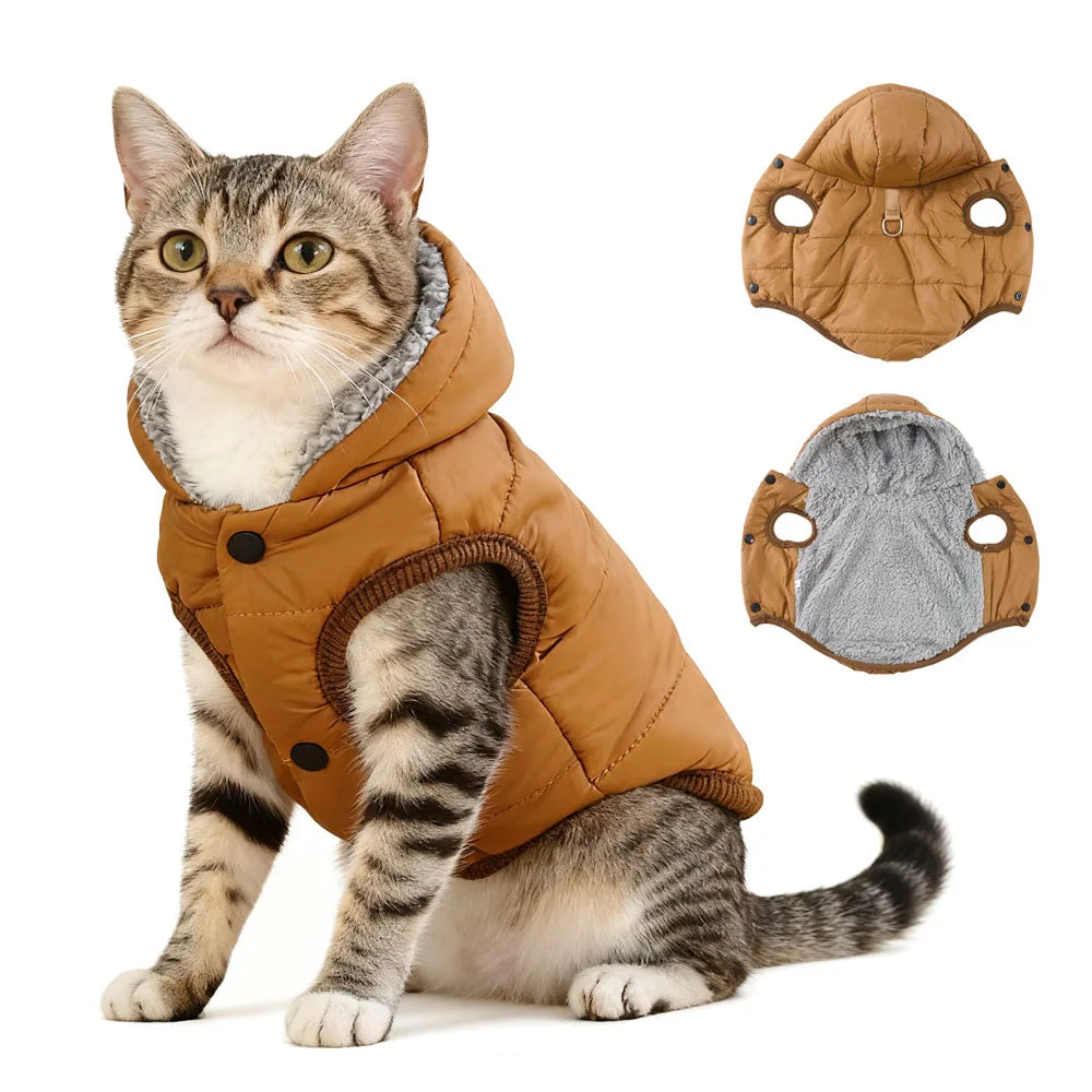 Cozy Hooded Pet Jacket ViralGalleria.com