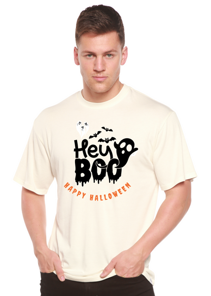 Hey Boo Men's Bamboo Viscose/Organic Cotton Short Sleeve Graphic T-Shirt Spun Bamboo